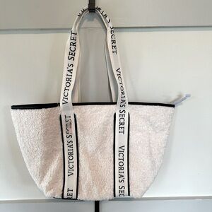 Faux Shearling Victoria’s Secret Tote Bag
